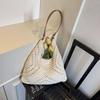 Internet Celebrity Tote Woven Bag Lazy Wind Commuter Shoulder Bag Seaside Leisure Vacation Underarm Women's Bag Daily Versatile