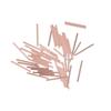 100 Piece Tubes Spacer Metal Beads Tube for Bracelet Necklace