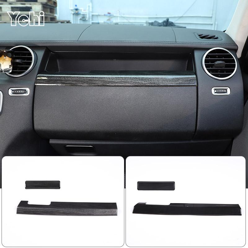 Car Glove storage box Cover Trim Co-pilot Storage Compartment Panel Stickers For LandRover Discovery 4 LR4 2010-2016 Accessories