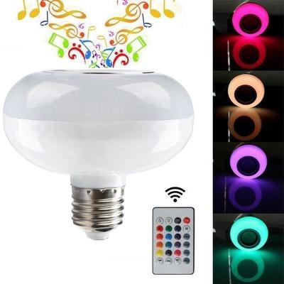 12W E27 LED RGB Ασύρματος Λάμπα Φωτός Ηχείου Bluetooth Λάμπα Αναπαραγωγής Μουσικής Τηλεχειριστήριο