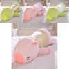Cute Capybara Embroidered Plush Pillow For Girls And Boys Sleeping Bedside Cushion Support