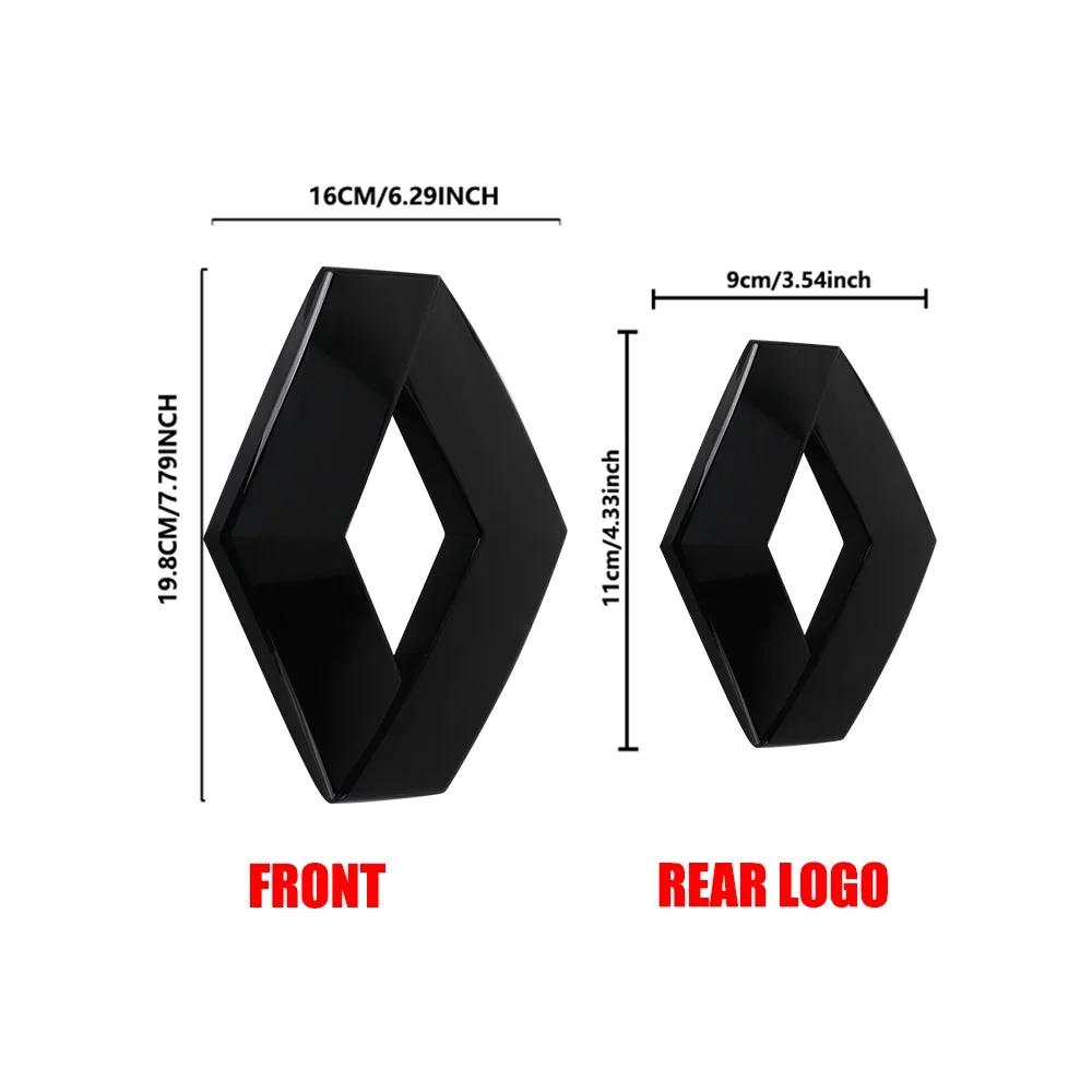 Hub Caps For Renault Talisman Clio 4 Megane 2 3 Fluence Kangoo Captur Scenic 2 3D Car Front Emblem Rear Trunk Badge Sticker Acce