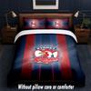 Sydney Roosters Design Bed Bedding Set 1 Duvet Cover + 2 Pillowcases Soft Breathable Household Bed Linens