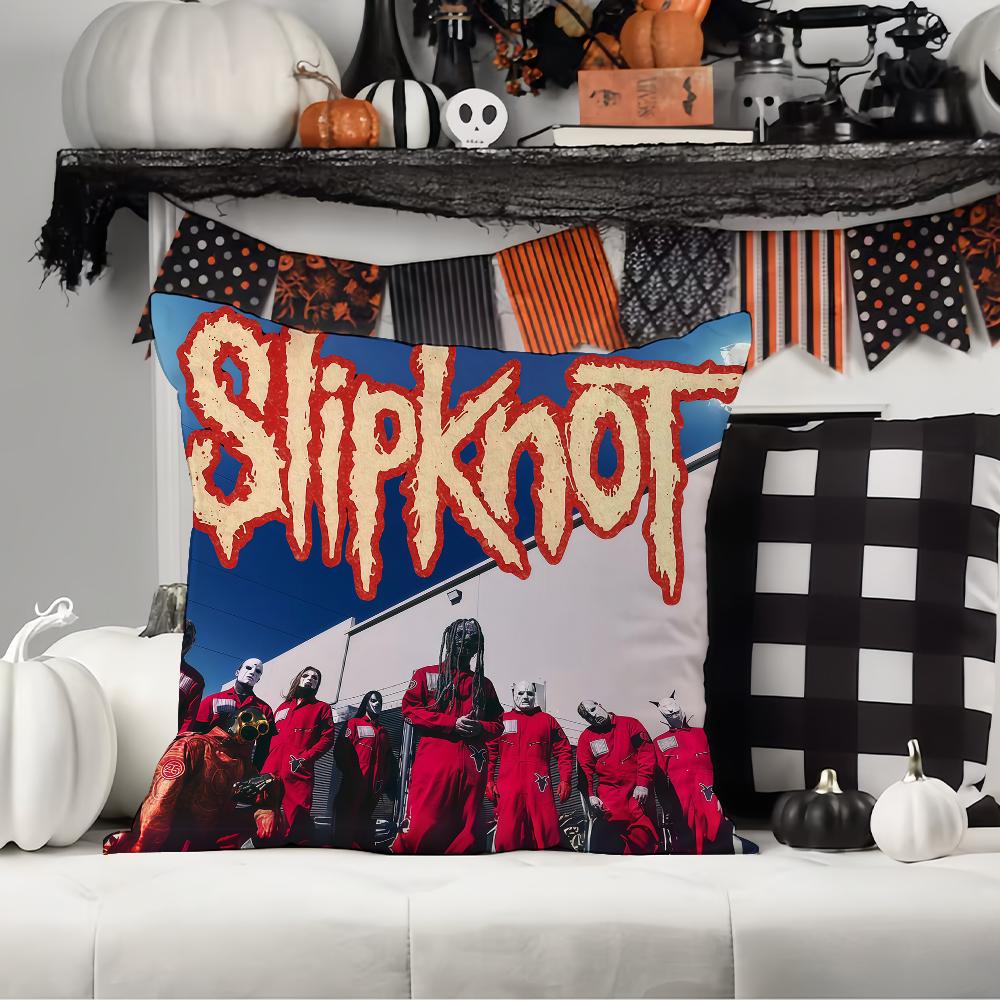 Rocková Kapela S-Slipknot Povlak Na Polštář Kancelářské Polštáře Vhodné Na Pohovku Auto Ložnici Dekorativní Povlak Na Polštář