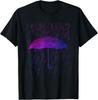 Rain Purple Umbrella Violet Favorite Color T-Shirt