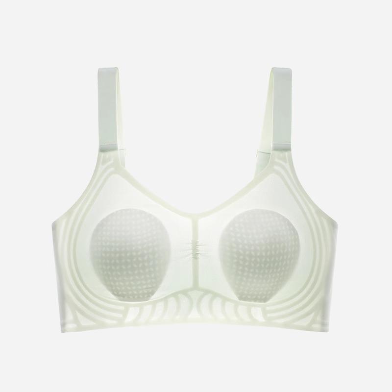 Traceless Underwear Women's Big Breasts Show Small and Thin, Close the Secondary Breasts, Support the Upper Anti-sagging Soft Support