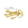 Punk Gothic Skull Bracelet Hand Bone Bangles Flexible Metal Bracelets for Women Men Nightclub Party Hip Hop Jewelry