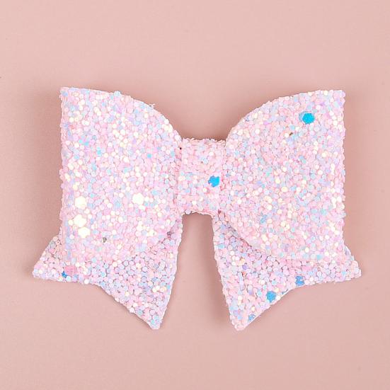 Hairpin Three-Dimensional Swallowtail Butterfly Wing Shape Hair Clip with Glitter Sparkling Sequins Kids Ponytails Braids Party Hair Accessories