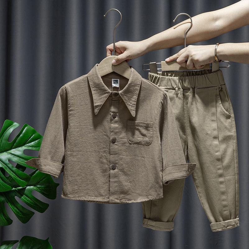 

2024 Spring Boy s Fashionable Knitted Vest & Cardigan Sweater 3-Piece Set 140