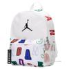 New Jordan Polyester Backpack Small Size Unisex White JD2513068TD-002