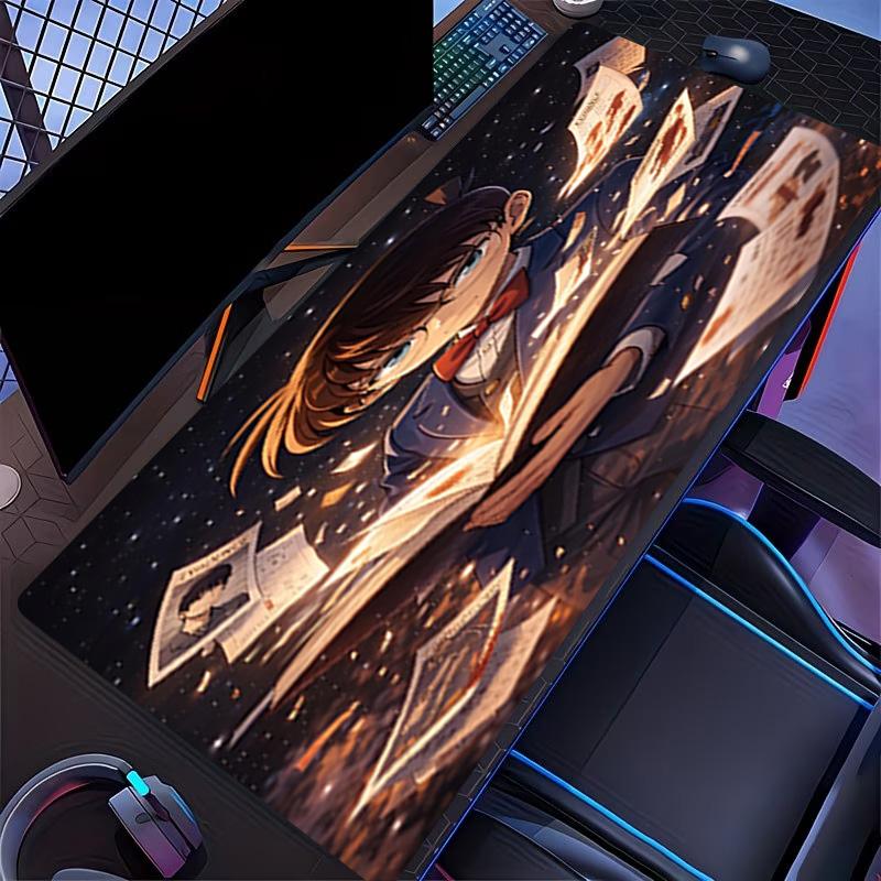 Detective Conan Print Mouse Pad, for Keyboard Pad Laptop PC Mat for Office Home Use, Desk Decor, Perfect Birthday Gift for Gamers