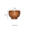 Jujube Wood Round Bowl for Eating and Soup