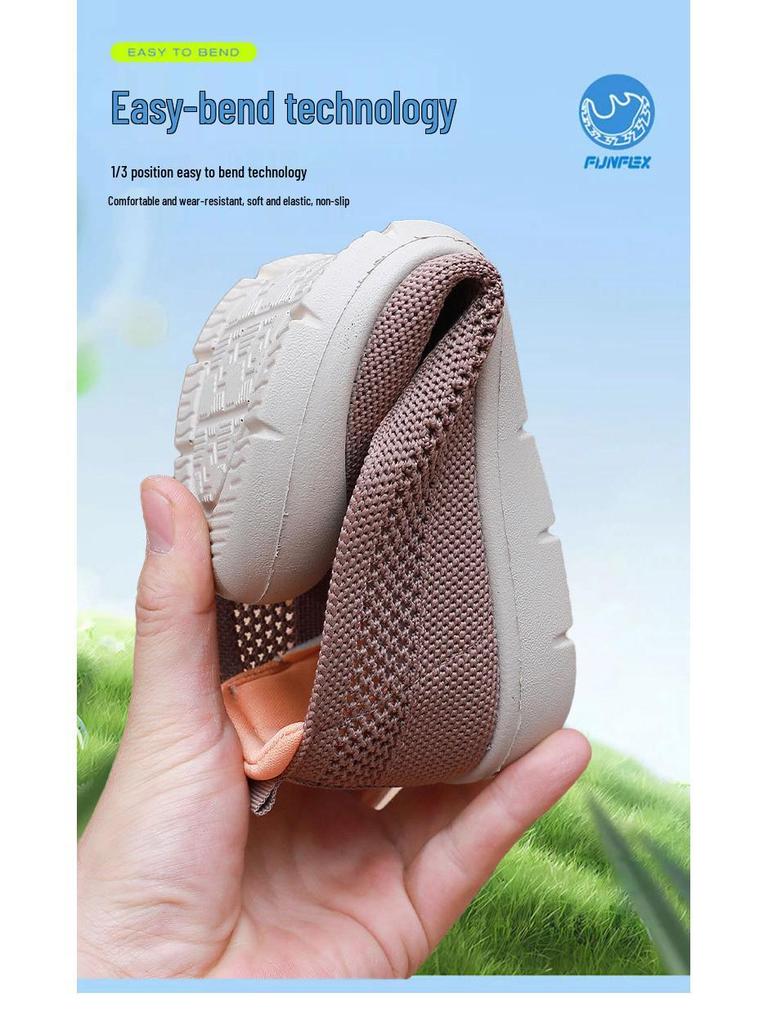 2025 Women's Lightweight Mesh Slip-On Shoes: Breathable, Soft Sole, Non-Slip, Comfortable for Spring/Summer