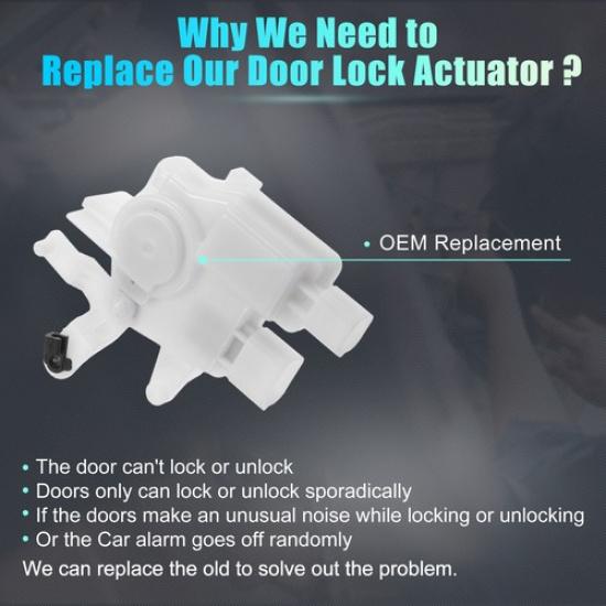 Rear Left Right Door Lock Actuator Motor TWO  for Mazda 5 No.C23573350