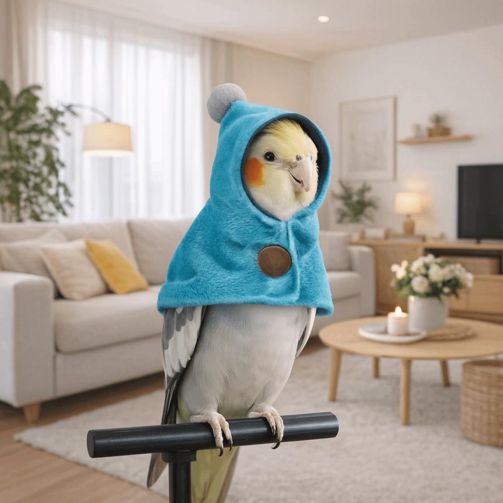 Thickened Bird Cape Windproof Pet Birds Outerwear Pet Supplies Birds Cold Weather Gear Outdoor