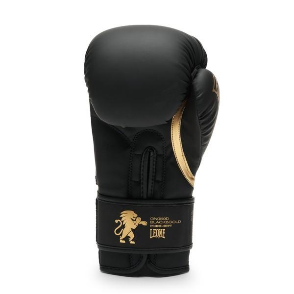 Leone Boxing Gloves Black&Gold 10oz
