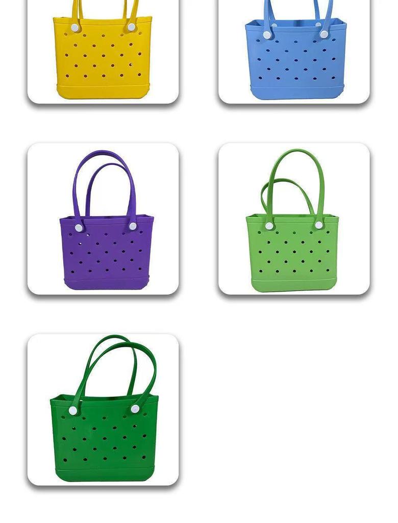 EVA Beach & Pet Carrier: Wear-Resistant Portable Handbag & Vegetable Basket