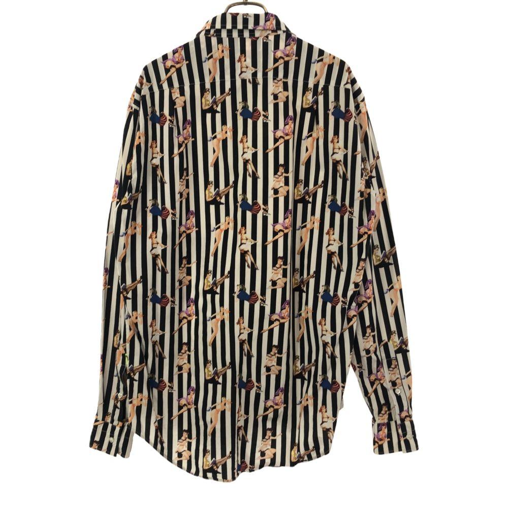 MSGM stripe Long sleeve Button down shirt 41 Men's Used