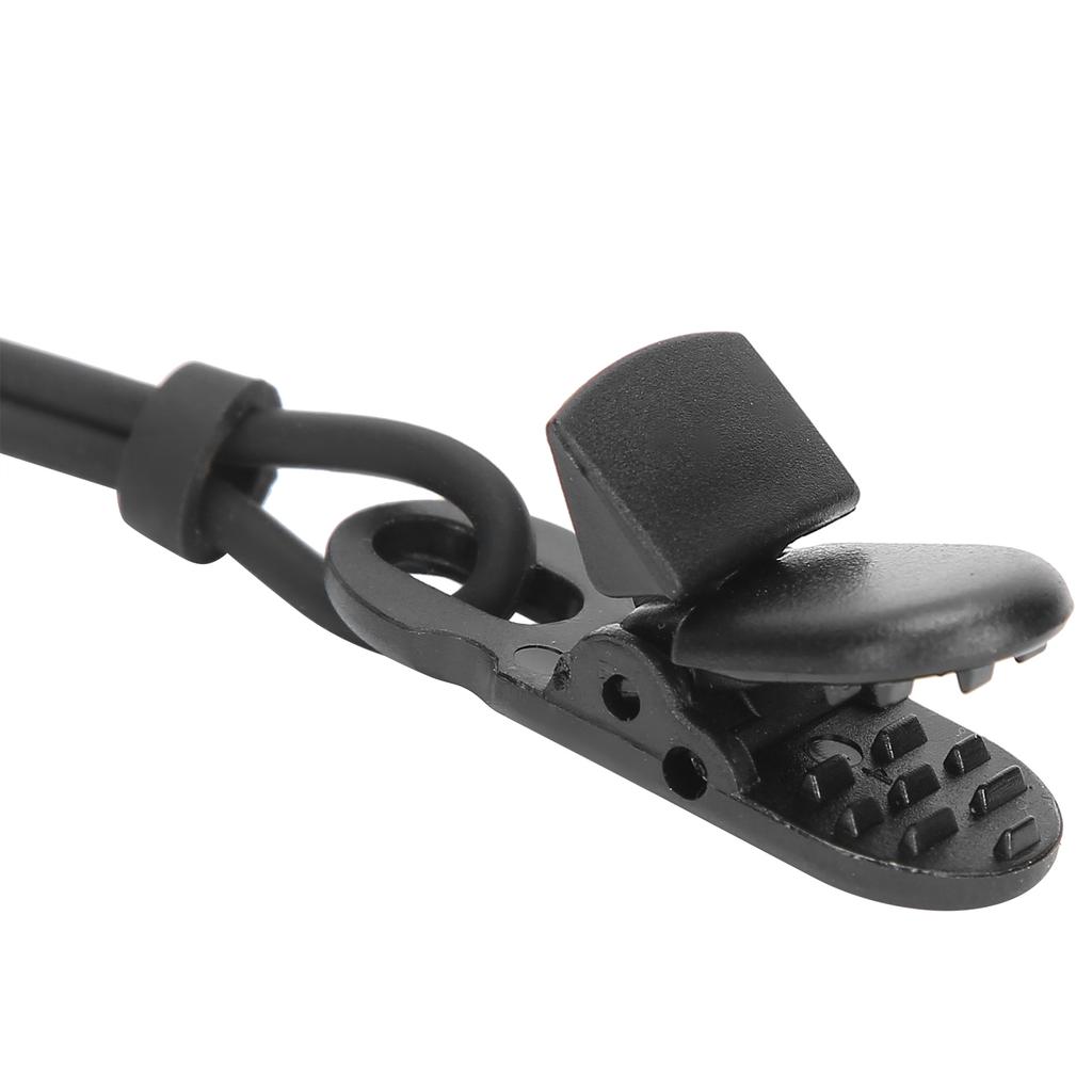 Silikon Anti-Verlust Lanyard Hörgerätehalter Riemen Schutzseil für ältere Menschen(Schwarz )