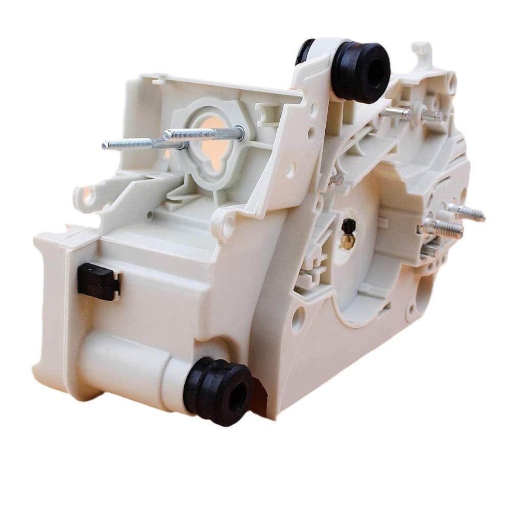 Crankcase 11300203011 For MS180 MS170 Chainsaw Engine Housing Replacement Part Plastic White Repair Accessory