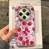 Cute Pink Cherry Bow Girls Women Case For Xiaomi Poco X3pro X5 M6 X6 X3 NFC M5s M6 X7 Pro C75 C61 Shockproof Bumper Fundas Cover