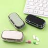 Food Grade Pill Cutter Box Adjustable Drug Divider Case Pill Cutter  Travel Pill Holder