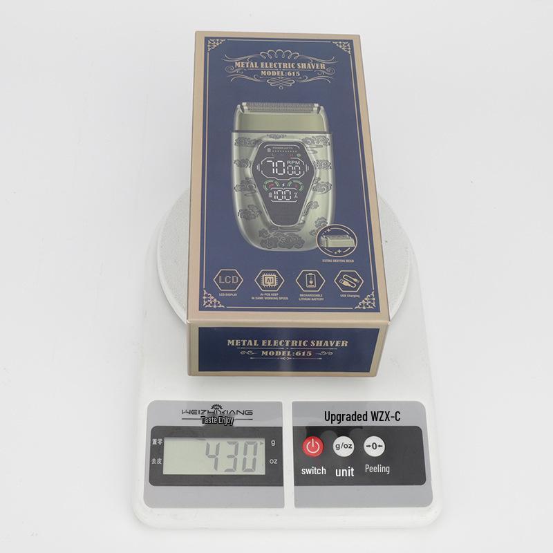 

Men s All-Metal Electric Shaver - Full Body Washable Razor with Blade Net, Whitening Salon Quality for Home Use.