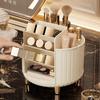 360° Rotating Makeup Organizer,Dustproof Vanity Organizer for Brush Lipstick Skincare, Bathroom Countertop Makeup Holder