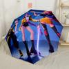 Cyberpunk Fashion Heroes Outdoor Automatic Umbrella Compact 8-Rib Lightweight Lightweight All-Season Use Stylish Accessory