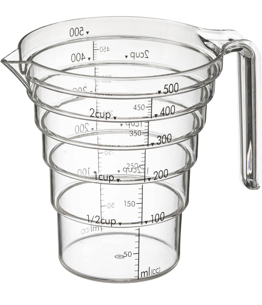 Yamazaki Industries samm-sammult mõõtetopsi kiht 500ml Clear 2547