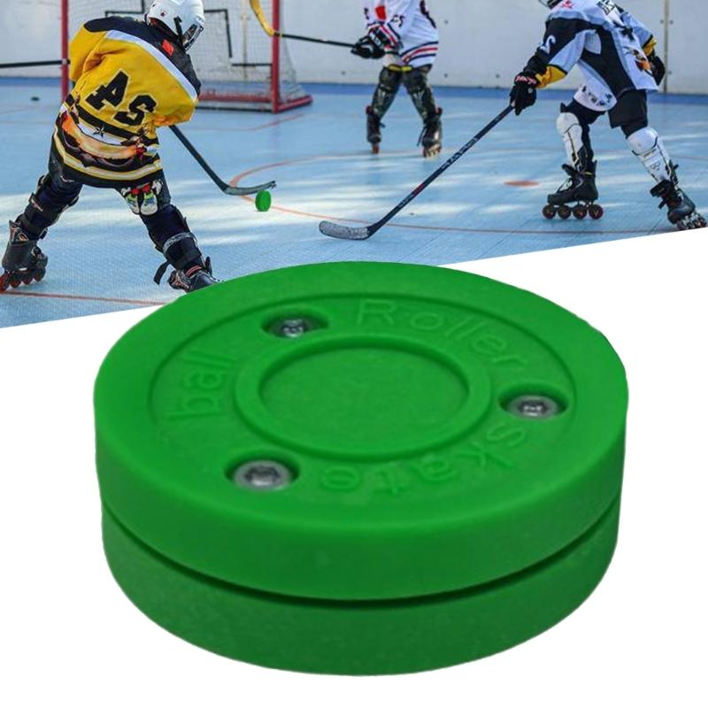 Trainingshockeypuck Ersatz Green Biscuit Eishockeypuck für Street Hockey Stickhandling Passpuck Langlebig