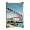 Porto Travel Poster Metal Signs Classic Kitchen Designer Wall Plaque Wall Decor Tin Sign Poster
