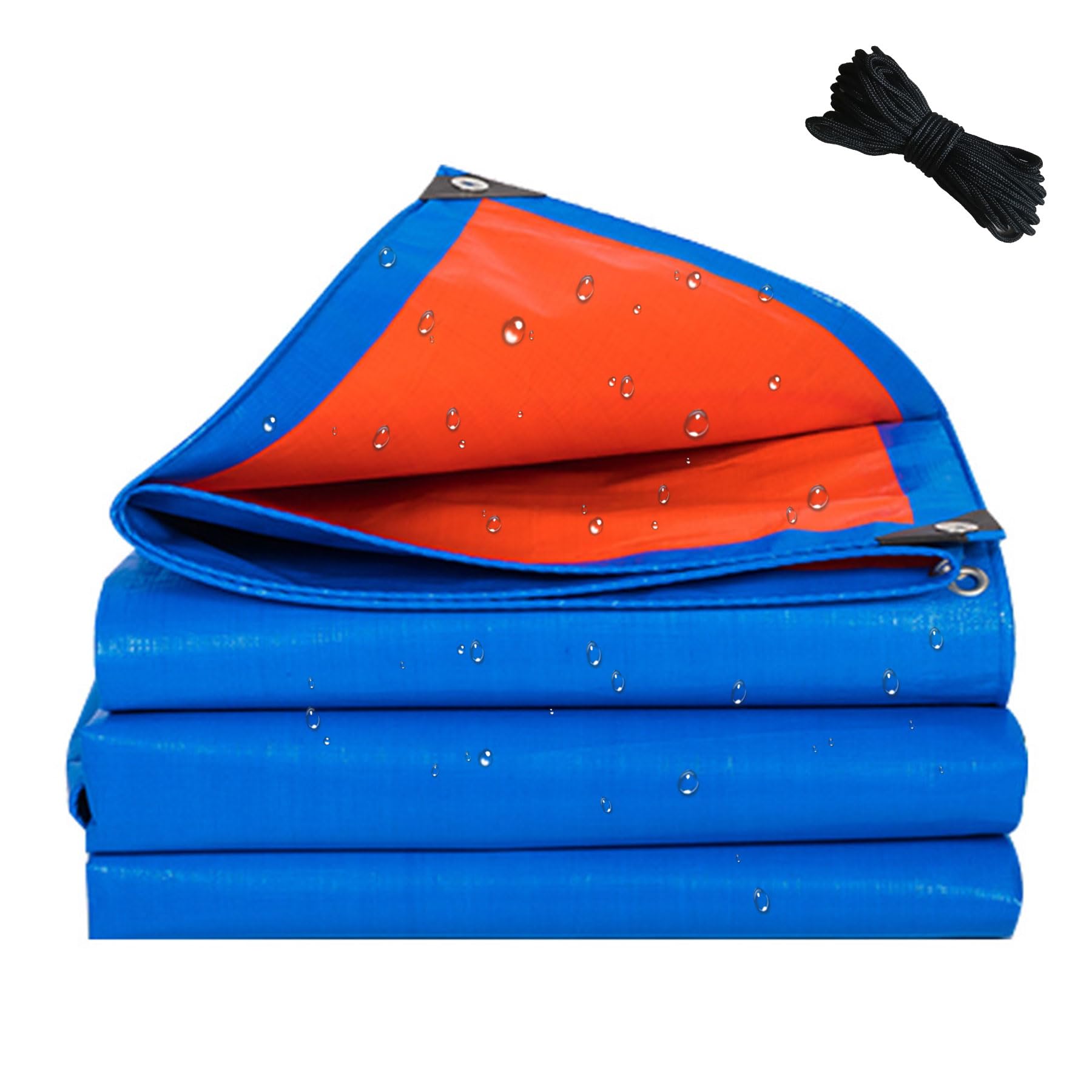

XINZY Blue Waterproof Thick Snow Disaster Abrasion UV Outdoor Typhoon Torrential Rain Aluminum Grommets on All Four PE Plant Protection Bird Cold