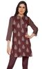 Moomaya Printed Side Slit Short Kurta Tunic For Women Summer Wear Ladies