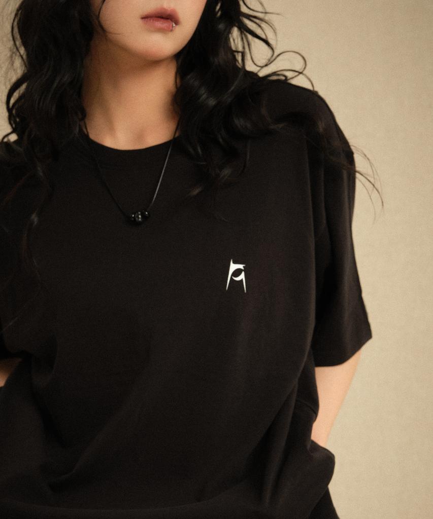 Lekyulli Grandma Cartoon T-Shirts Black