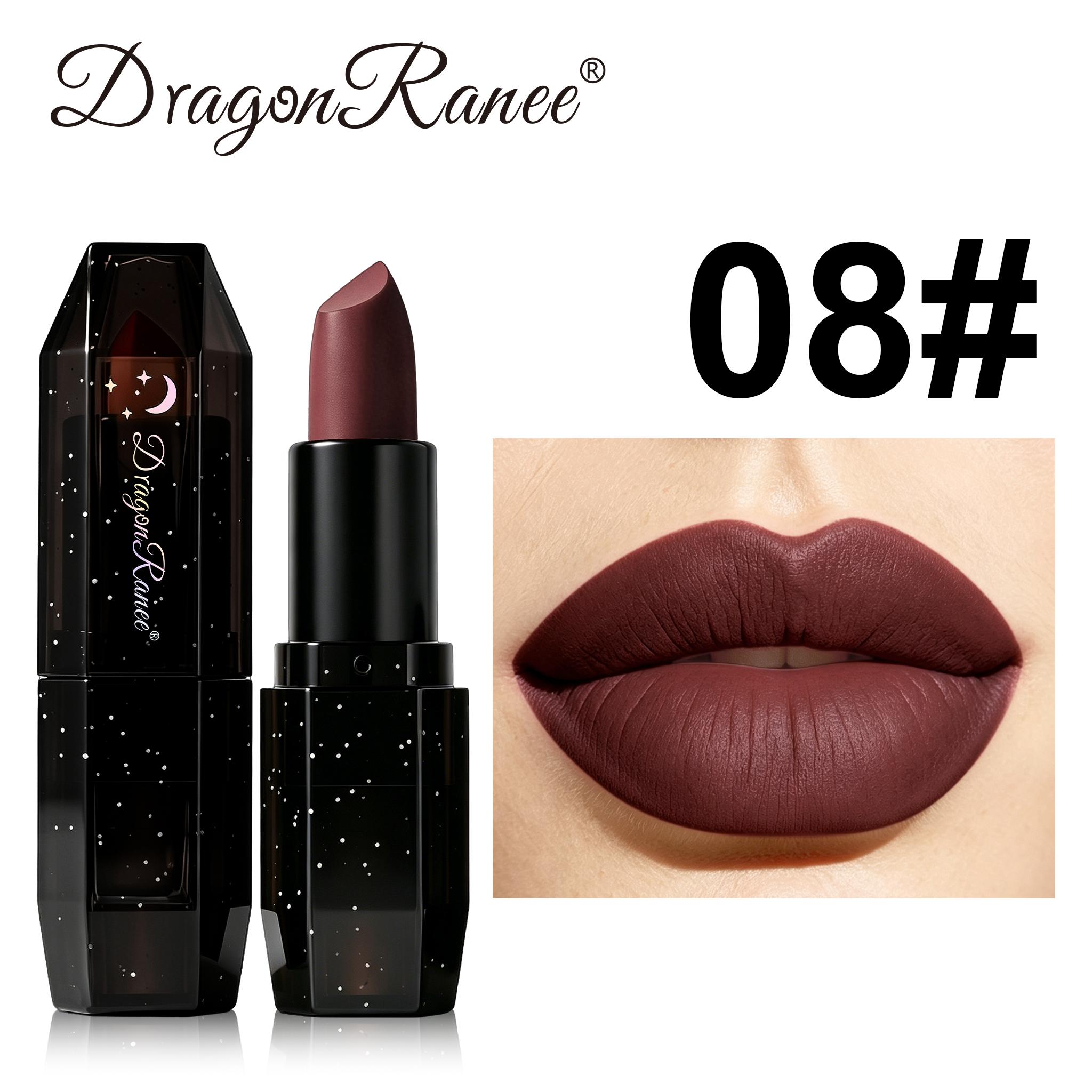 Mat Donker Paars Groen Lippenstift Waterdicht Wit Zwart Fluweel Lippenstift 12 Kleuren Gotische Mat Zwarte Lippenstiften Halloween Make-up 3.5g