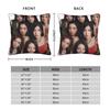 Kpop Style Babymonsters Group Pillowcase Soft Polyester Cushion Cover Gift Throw Pillow Case Cover Bedroom Zipper 40*40Cm