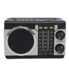 Retro Bluetooth Speaker AM FM SW Radio Vintage Wireless Speaker Rechargeable with Telescopic Antenna for Home Car