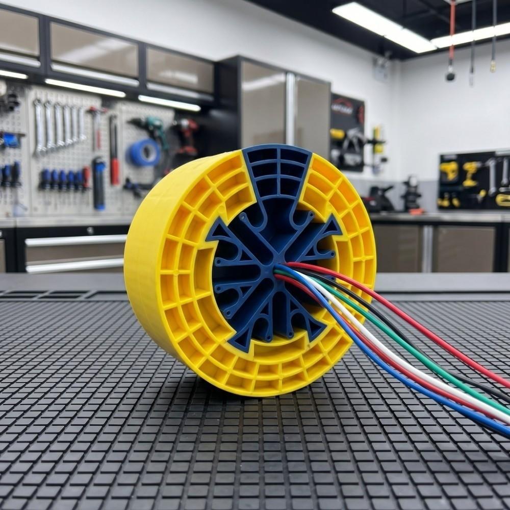 Plastic Cable Combing Tool 12 X 12 X 4 Cm Network Cable Arranger Desktop Computer Wire Tidying