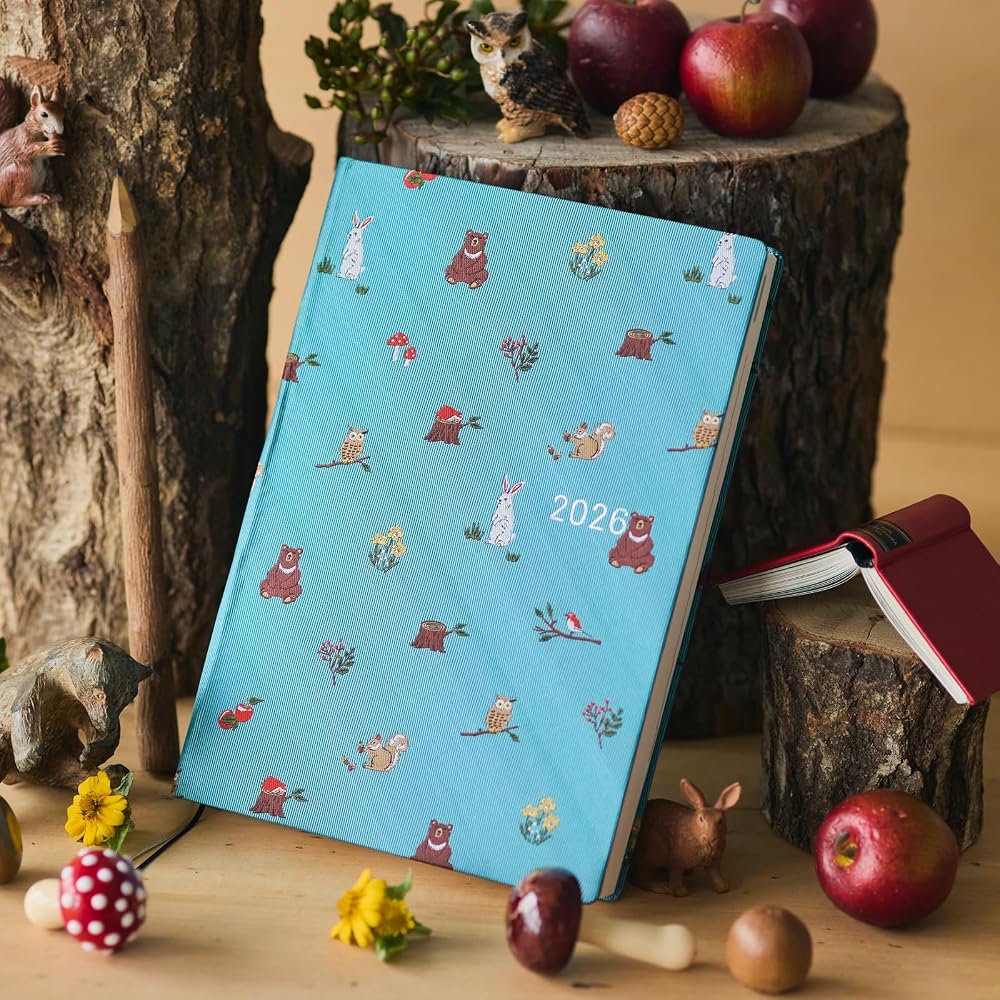 Hobonichi Notebook 2026 HON English Edition Thai & Chief/In the Forest [A5/1 day, 1 page/January,...