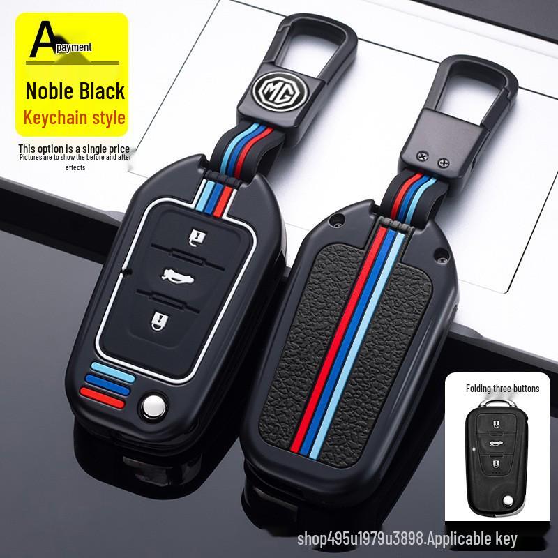 Roewe 360 Plus Key Case, Full Wrap Key Bag, W5 Remote Control Protective Shell for Men and Women