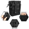 JETEDC MOLLE Dump Pouches, Military Storage Belt Bags, Pack of 2 (Black)