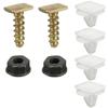 Front Trim Fastener Clips Nut Plastic Screw Set Wheel