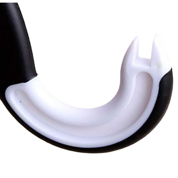 1PCS Portable J-Shaped Easy Grip Tin Openers Kitchen Non-Slip Jar Opener Lid Opening Tools Ring Pull Can Opener Multifunctional