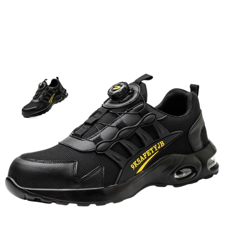 Men's Summer Anti-smash, Stab-proof and Non-slip Labor Insurance Shoes, Lightweight Protective Work Shoes