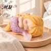 Mermaid Ornaments for Desktop Sleeping Figurine, Resin Cute Statue, Mini Ornament Desktop, Lovely Collectibles Car Interior, Fish Tank Micro Landscape