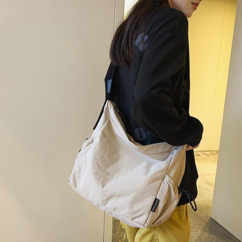 Mens Nylon Casual Shoulder Bag With Breathable Material For Daily Use