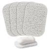 4Pcs Soap Saver Draining Lift Pad Self Draining Soap Bar Holder Nonslip Soap Dish Tray Shower And Bath Cleaning Sponge Holder