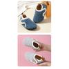 Autumn and Winter Children's Indoor Velvet Floor Socks Shoes Anti Slip Sole Early Education Walking Baby Shoes Home Cotton Shoes Home Cold Proof