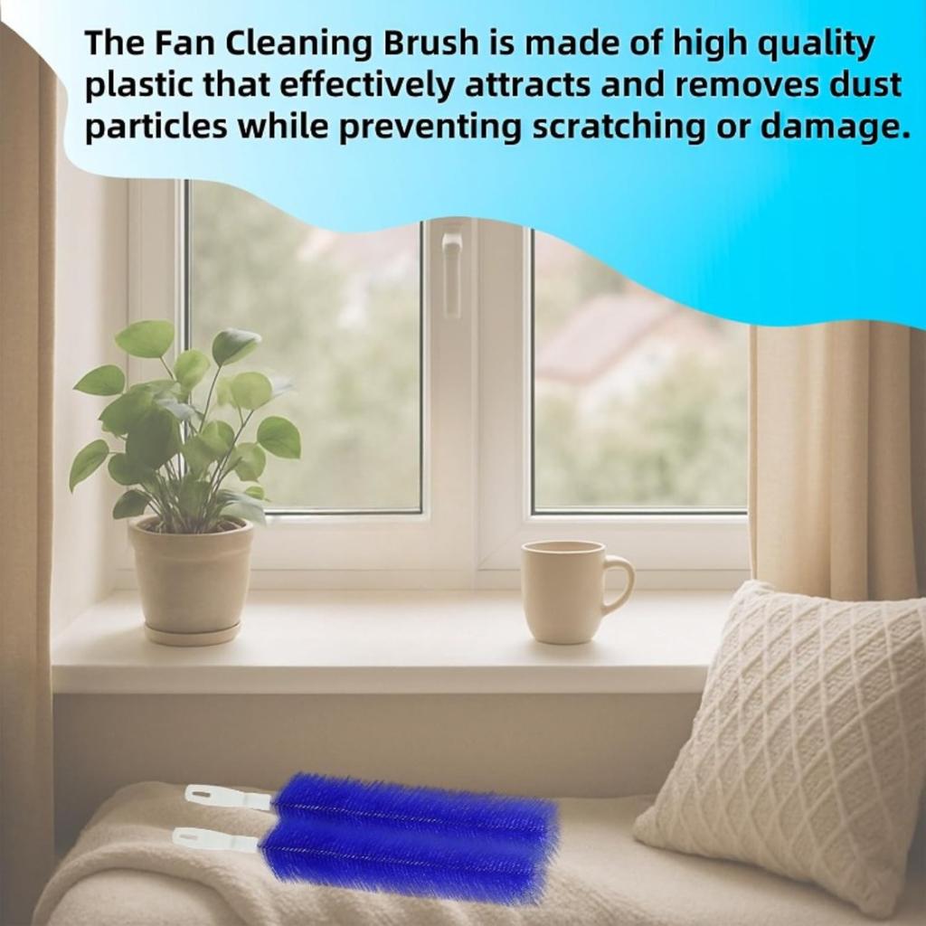 Flexible Fan Cleaning Brush, Multifunctional Dust Removal Brush, Soft Brush Head Deep Into Dead Corners,efficient Dust Removal Household Cleaning Tool